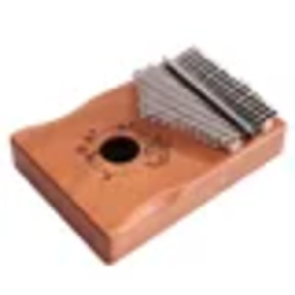 Kalimba Beginners 17 Key One Deer Piano bærbart instrument producerer smukke lyde med fingerspidserne