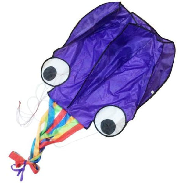 Multi Tail Purple 400cm Kite - Bærbar Blekksprut Kite Nylon og Polyester Material