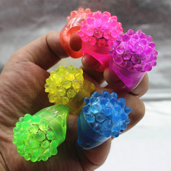 5 stk fingerlys, magiske glødende fingre (farge tilfeldig)