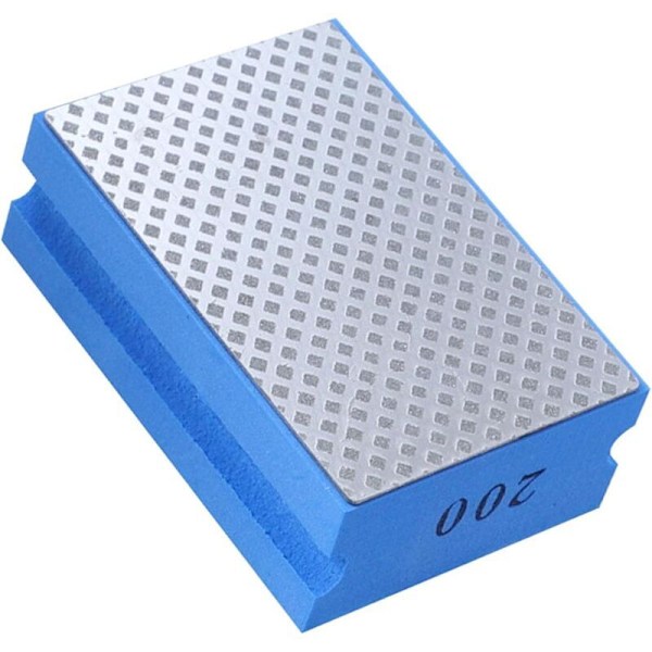 Diamant Håndslipekloss, Diamant Poleringsputer, for Polering av Stein, Glass, Fliser 200 Grit