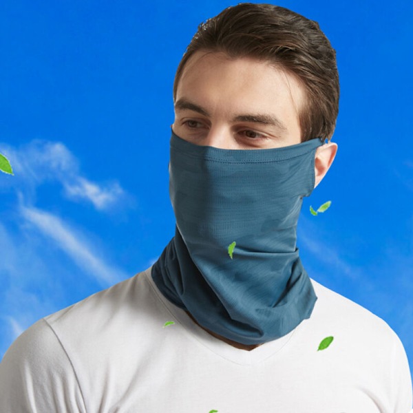 Ansiktsmaske skjerf, pustende, vindjakke og solbeskyttelse for ski, fiske, fotturer, sykling