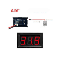 Voltmeter 3-30v DC digital til bil, båd, campingvogn, autocamper 12v 24v