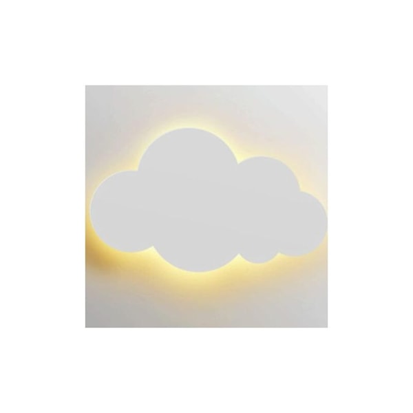 Kreativ Cloud Form Væglampe til Børneværelse, Simpel Moderne Øjenbeskyttelse LED Væglampe til Soveværelse Seng Aisle Trappe Forsænket Væg Sconce