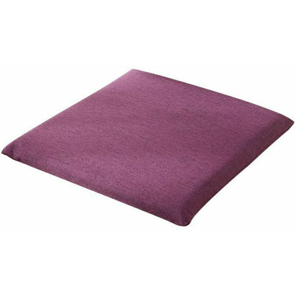 Minnesskum Sittdyna, Fyrkantiga Stolsdynor, Garanterar Stabilitet och Stöd, för Kontorsstol, Rullstol – Tvättbart Överdrag, 40 x 40 x 4 cm, Pur