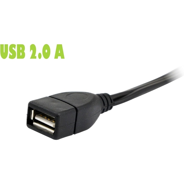 USB -3RCA-kaapeli, 1,5 m, USB 2.0 naarastyyppi A-3 RCA-urosliitin
