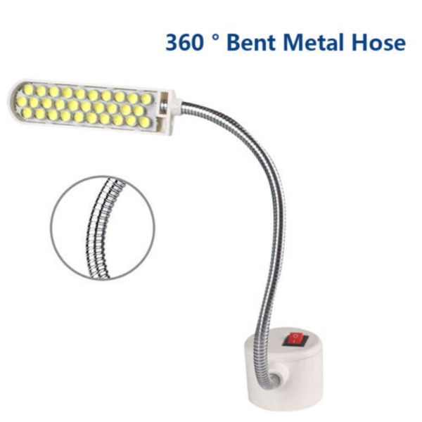 Sy LED-arbetslampa för sömnad, bilkläder, 30 lampor, europeisk standard