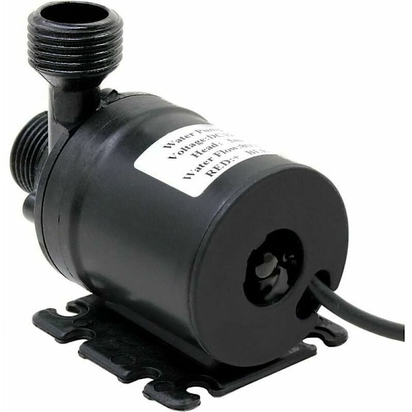 Sirkulasjonspumpe DC 12V 800L/H 5M Vannsirkulasjonssystem amfibisk pumpe Høy ytelse lav ytelse 4 punkter Børsteløs DC Boost