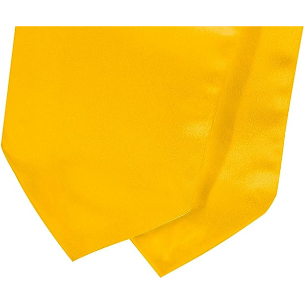 Examensstole, körstole, präststole för skola/kyrka, ceremoni, 150 cm lång, guld
