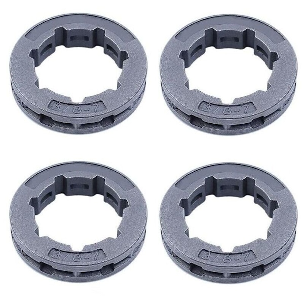 3/8\" 7T Fælgtandhjul 22mm til Husqvarna 362 365 371 372 STIHL 046 064 066 MS361 MS362 MS440 MS441 MS460 MS660 Motorsav (4 stk.)