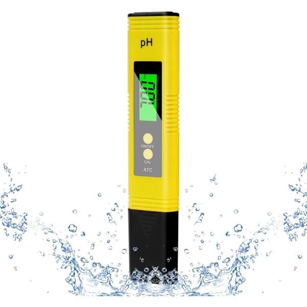 4 i 1 Digital PH-mätare, 4 i 1 pH-mätare, pH-mätare med LCD-display, Hög noggrannhet 0,01 Upplösning, Vattenkvalitetstestare för dricksvatten, Sw