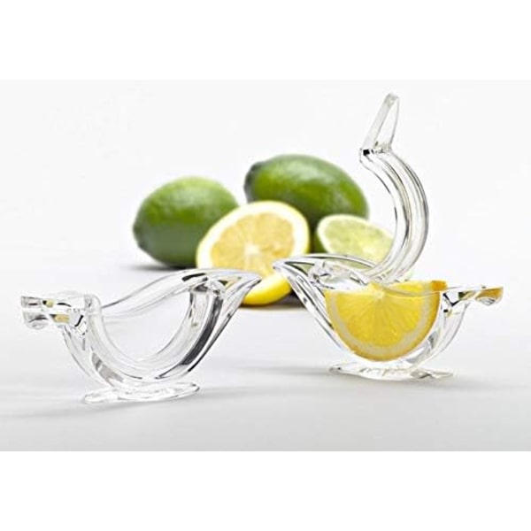 Set med 2 individuella design deluxe citronpressar