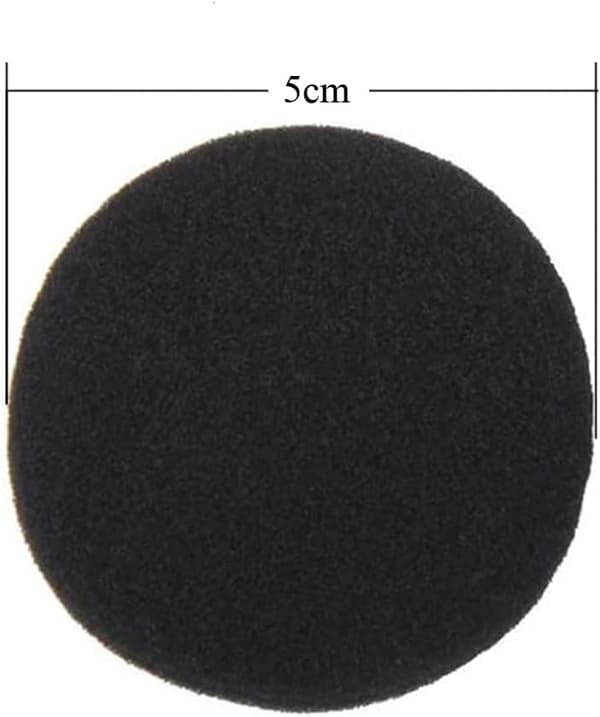 Pakke med 5 par 5 cm øretelefonpuder