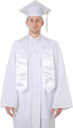 Vit universitetsdiplom stöld vuxen bechalor dop präst stöld präst 16 färger