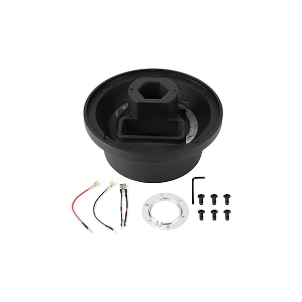 Snabbkopplingssats för bilratt Rattadapter Clip-on Navadapter för Fiesta Focus Mondeo Mustang