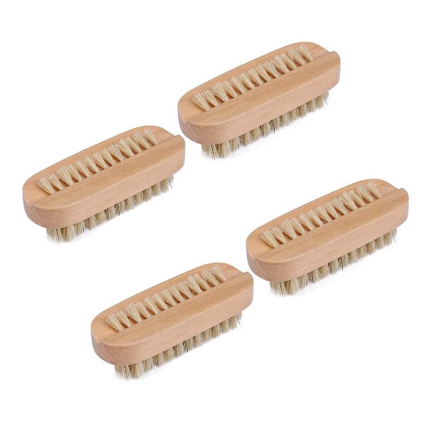 4pk træ neglebørste sæt