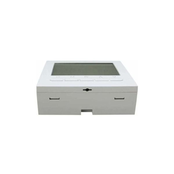 Digital varmetermostat, 2-leder tilkobling, med 6 arbeidsdags- og 2 helgeprogrammeringer
