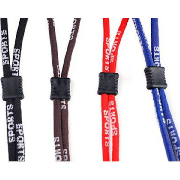 Nylon Lanyard for Solbriller - Blå, Justerbar Utendørs Sportsbriller, Presbyopi Briller, Sklisikker Lanyard