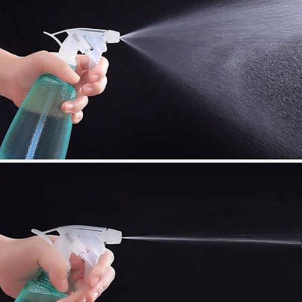 (Rose, Blå, Svart) 3 stk 500ml Tomme sprayflasker, gjenbrukbare plast sprayflasker, tom sprayflaske, for rengjøring, hagearbeid, frisør