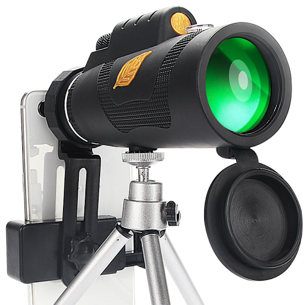 Monokular 12x50 HD Lavlys Teleskop Bærbar Udendørs Mini