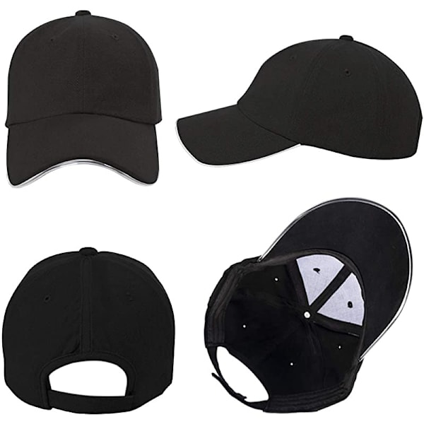 Elektronisk musik performance scene flash hat LED hat lysende baseball cap flash fest hat karneval tilbehør egnet til festival klub performance