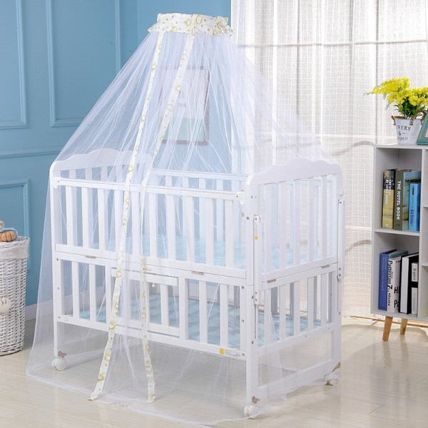 Baby Myggnetting, Krybbehimmel Myggnetting Myggkodet Garn Net Babyhimmel Insektbeskyttelse Baby Seng Net Himmel Draperi Netting Dekke (Rosa)