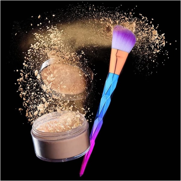 Professionellt sminkborste set 12 st sminkborstar för foundation, rouge, puder, kosmetiska krämer och concealer sminkborstar set