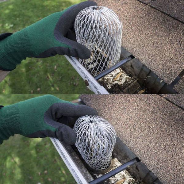 3 st rännskydd 3 tum flexibel aluminium sil sil rännskydd stuprörsskydd skyddsnät skyddar mot löv och skräp