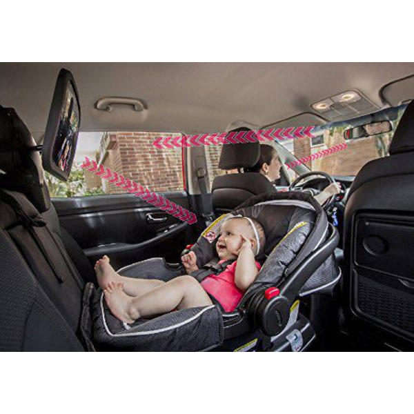 Baby bil speil Knusefritt baby speil for bilseter, 360 rotasjon