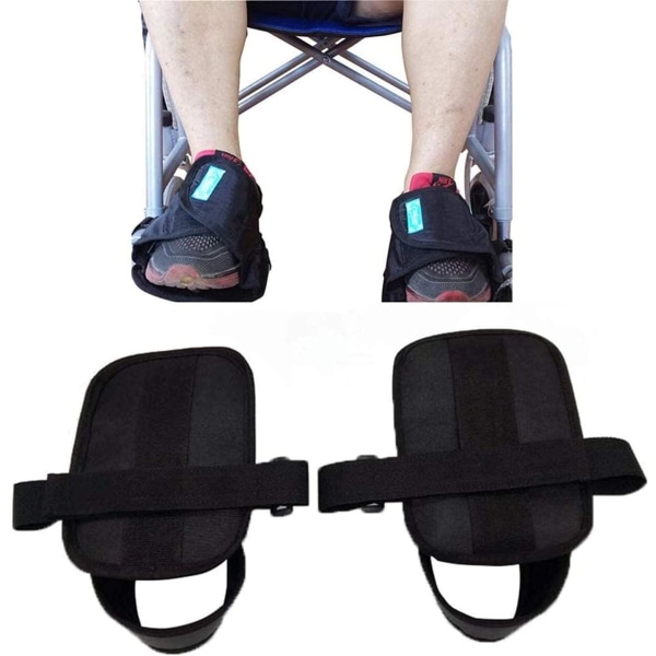 2 delar rullstolsfotstöd, rullstolssäte Säkerhet Be