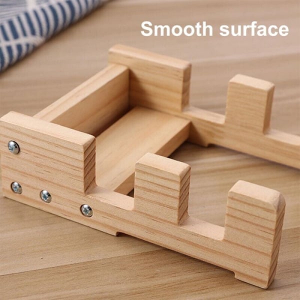 Støtte for skjærebrett, 16 x 12,5 x 5 cm, kasserollelokkholder, kjøkkenskaporganisator, for oppbevaring av stekepanner, skjærebrett og tallerkener