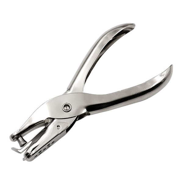 Perfektor, hullemaskiner 1 hånd Metalhul med rustfrit stål borestål hulmaskine Cirkelværktøj til DIY Håndværk Kontor Sølv 6mm 6mm Skole