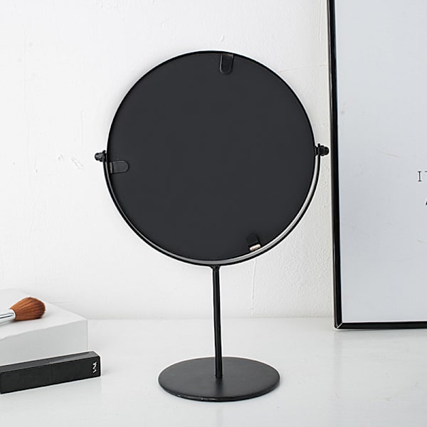 Bord Spejle - Roterende Metal Spejl - Justerbar Stående Spejl - 16,5 cm