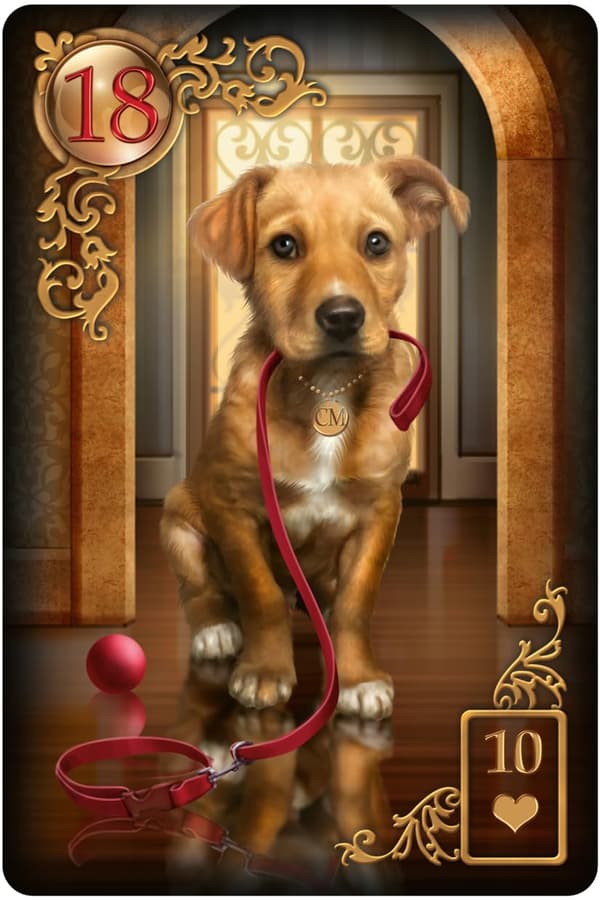 Glid lenormand Lenormand orakelkort brädspel kort