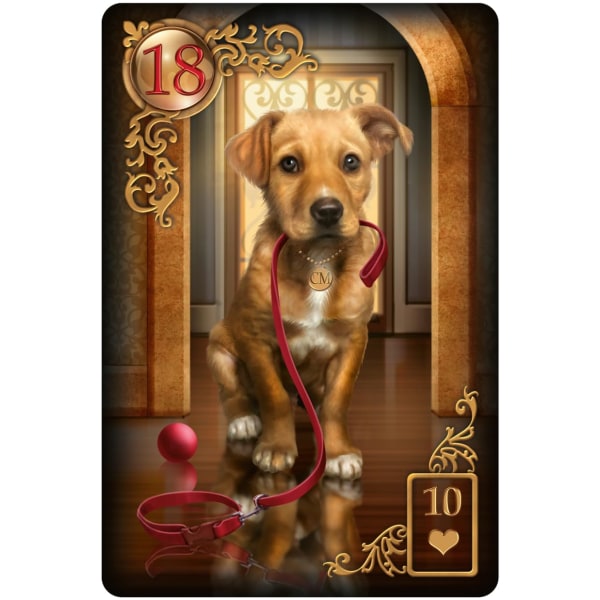 Glid lenormand Lenormand-orakelkorttipakka