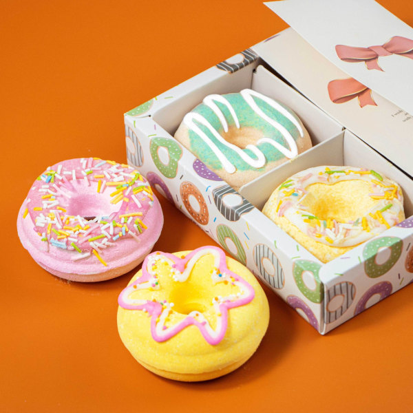 Donut Bath Present Set, Spa Kit Bästa Alla hjärtans dag presenter för kvinnor