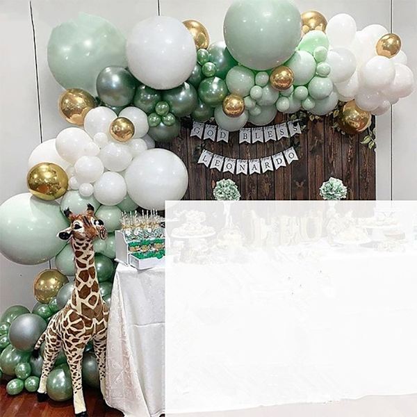 100 stycken ballongfestfödelsedag replikbåge kit girland