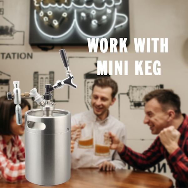 Ølhaner, rustfrit stål, med kuglelås, krom krop