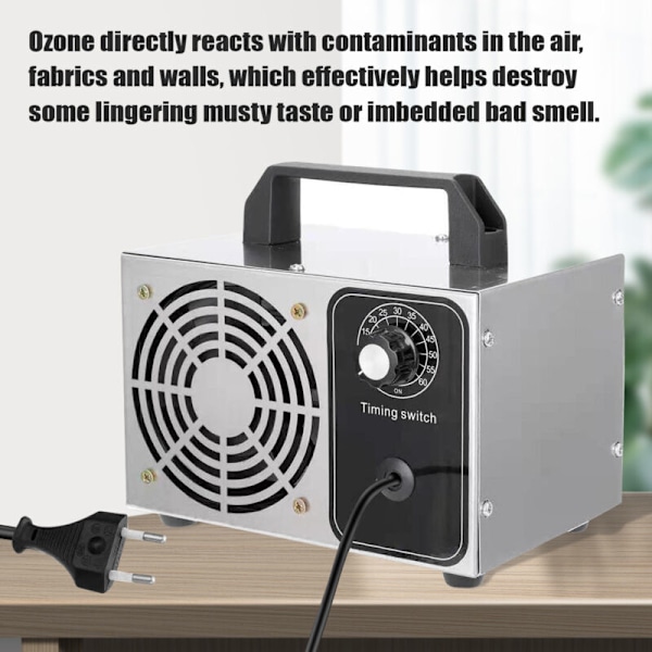 Ozon generator 32 g/t ozonmaskin O3 luftrenser luftdeodorant for hjem kjøkken bil kontor
