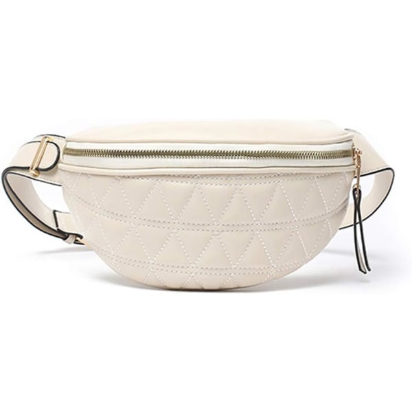 Damemote Midjeveske - Sportstrening - Reise Løping Uformell Messenger Fanny Bag (Dame Midjeveske Beige)