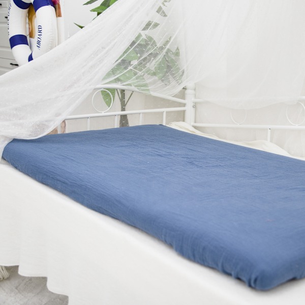 Muslin Sengestoffe - Pasformede Sengestoffe til Spædbørnsmadrasser til Drenge og Piger - 71*132cm, 2-pak