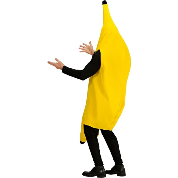 1 stk Banan komplet kostume til voksen, fest og karneval, legetøj 7