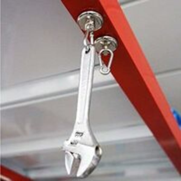 Magneettiset koukut, supervahvat neodyymimagneetit irrotettavalla karabiinihaalla, raskaat magneettiset koukut keittiöön, grilliin, laukkuihin, toimistoon, 2 kpl