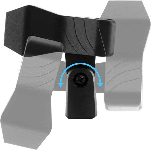 Universal Mikrofonholder - Kvalitetsfjederklemme til Mikrofon - Sort