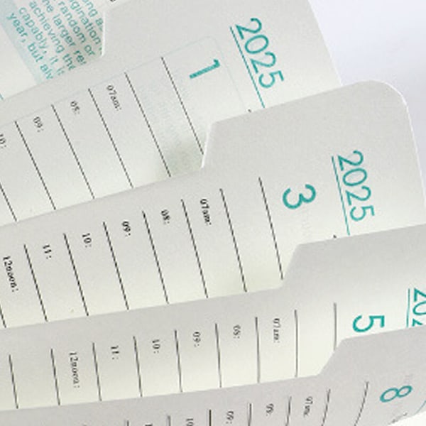 Ho kalender 2025-2026, månadskalender, daglig tidsplanerare. Perfekt för skol- och kontorsmaterial