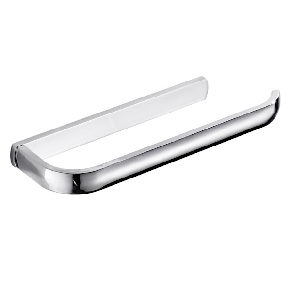 Moderne toiletrulleholder til vægmontering, messing, kromfinish (messing)