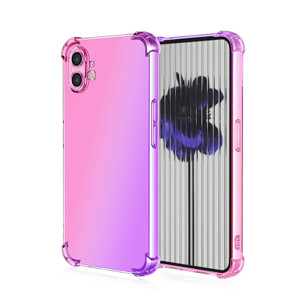 Gradientfodral Kompatibelt med Nothing Phone 1, Mjukt Tpu Fyra Hörn Stötsäkert Skyddande Skal