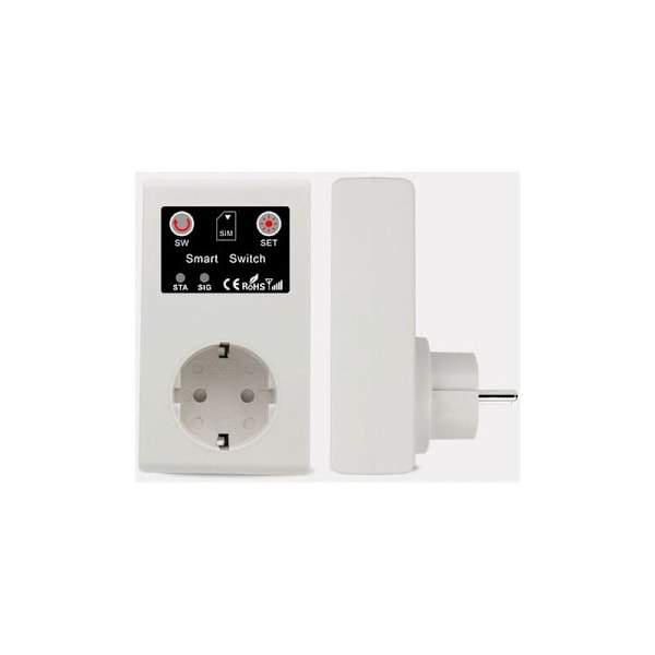 Intelligent WiFi Intelligent Pickle Kompatibel med fjernstyrt GSM Power offset-kontakter med temperatursensor
