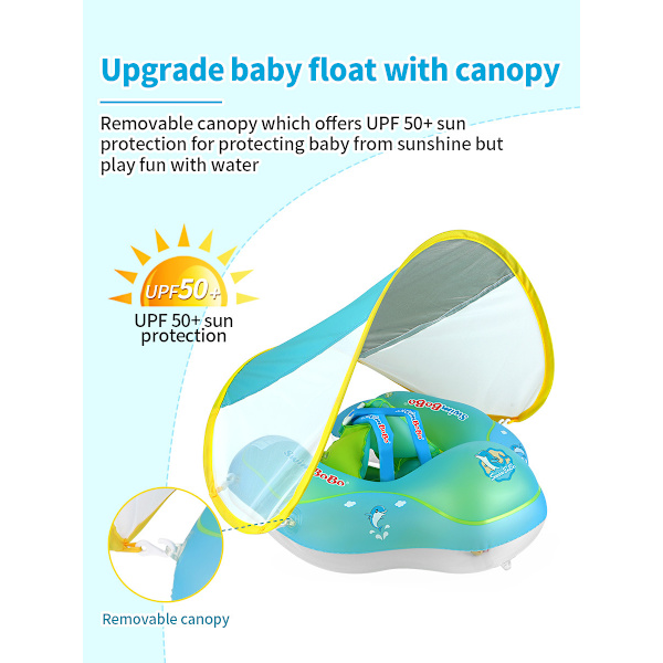 S-Baby Flydering, Baby Flydering, Baby Pool Sæde med Aftagelig Baby Flydering