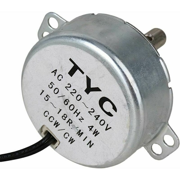220V 4W Väggfläkt Golvfläkt Fläktstad Oscillerande Synkronmotor Motortillbehör Universella Tillbehör