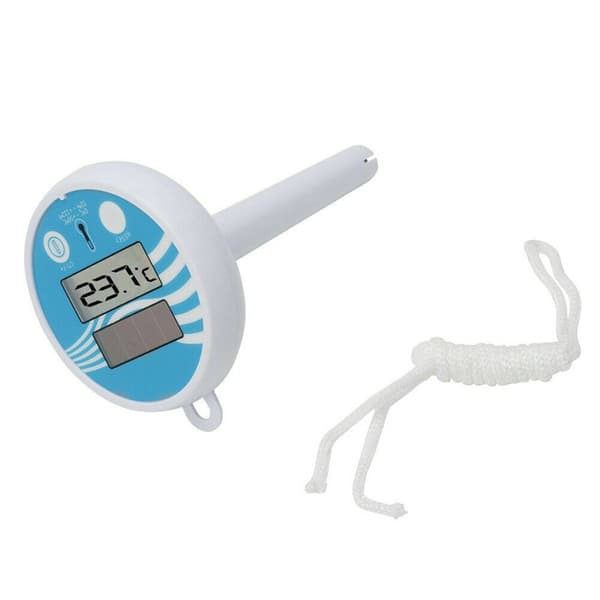 Digitalt solcelledrevet bassengtermometer